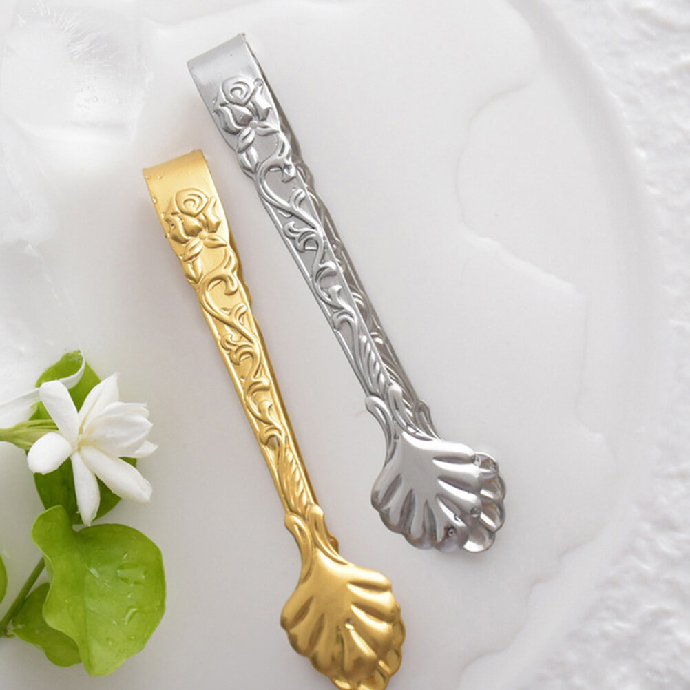 4 Штуки Цветочные Ледники Мини Щипцы Для Кухни Размер 9.00X2.00X1.70Cm