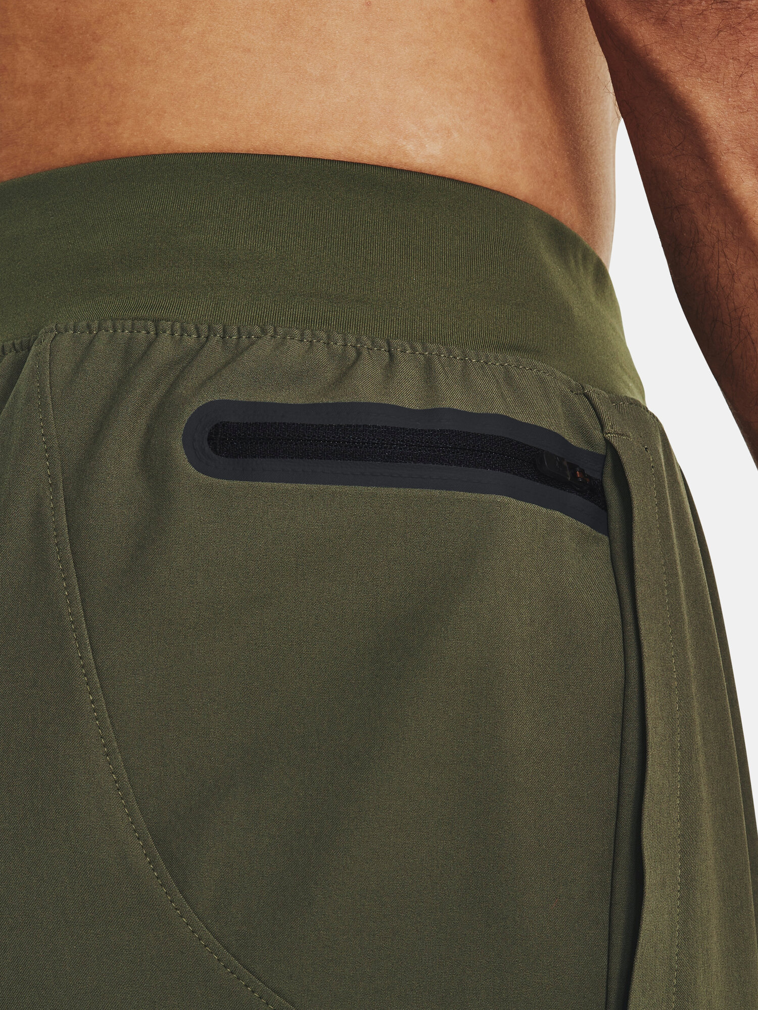 Брюки спортивные Under Armour Unstoppable Tapered, размер XS, темно-зеленый — фото 1