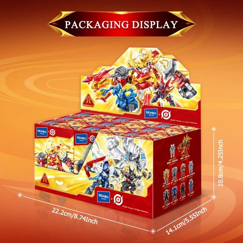 SEMBO BLOCK Конструктор Робот из пластика 1set(9boxes)