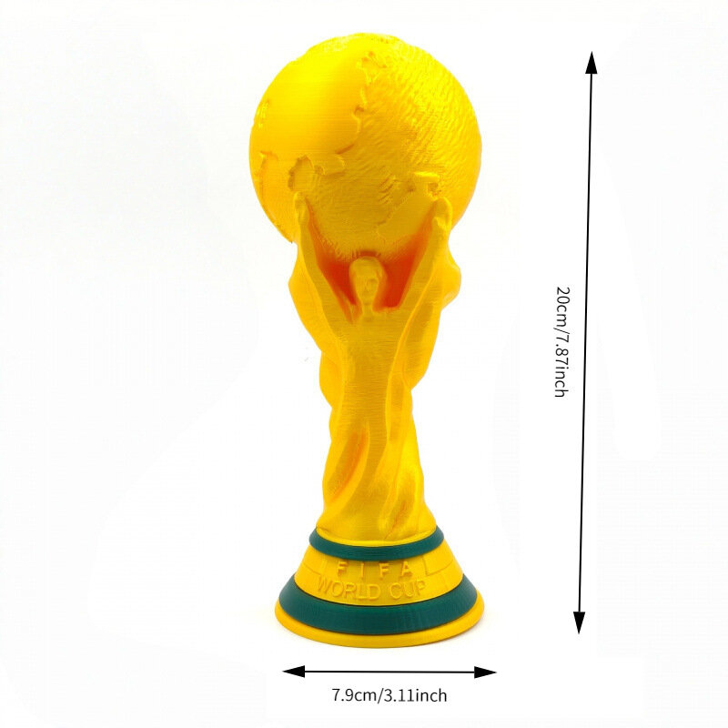 Трансграничный 3D-печатный декоративный сувенир-кубок чемпионата мира по футболу 2026 (США, Канада, Мексика), памятное изделие для фанатов.