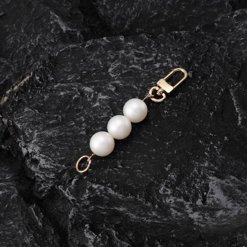 Цепочка для сумки Chanel Cocco Handle Extension Chain жемчужный прямой золотистый цвет для ремешка