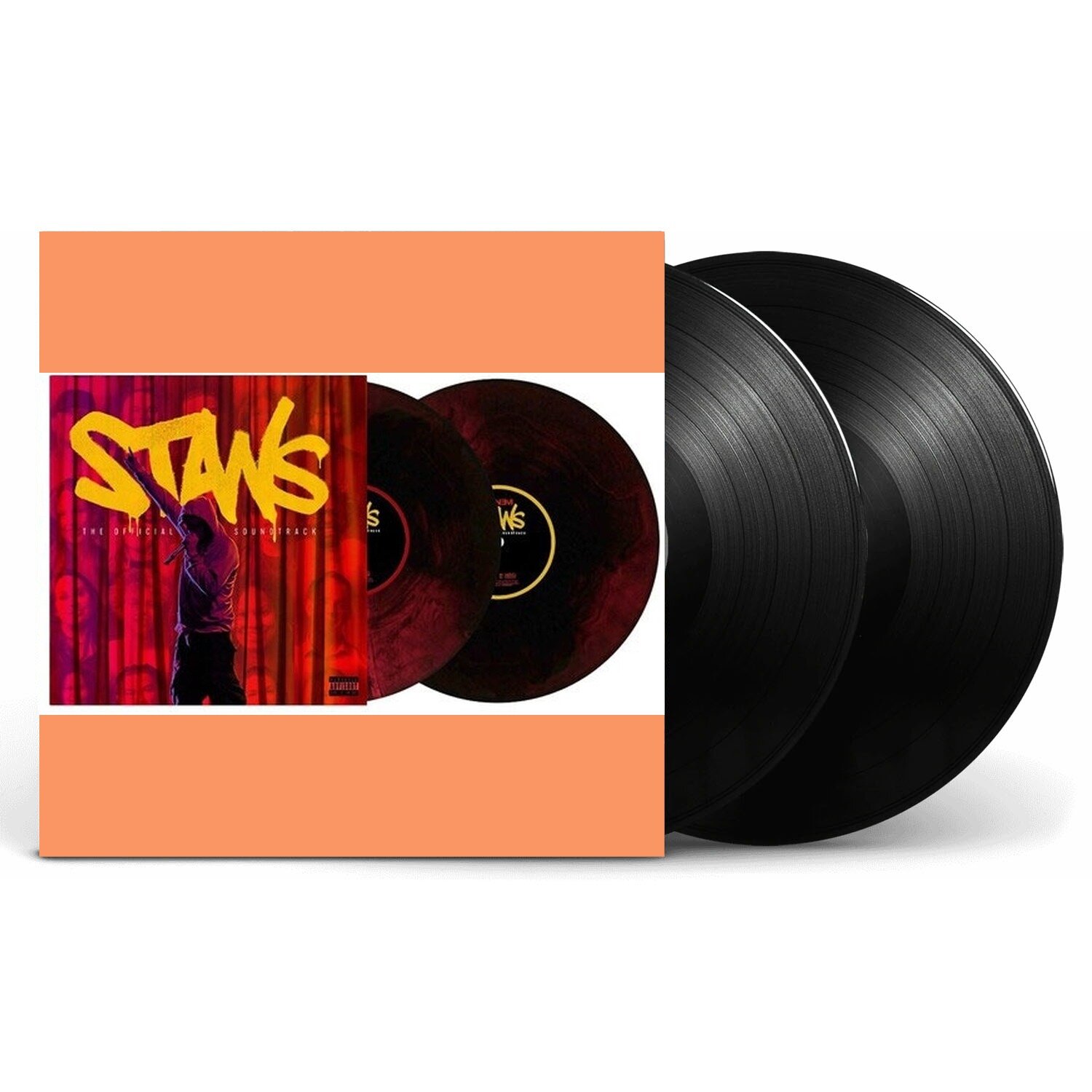 Виниловая пластинка Eminem - Stans, 2 x Vinyl, LP, Compilation, Stereo, Translucent Red & Black