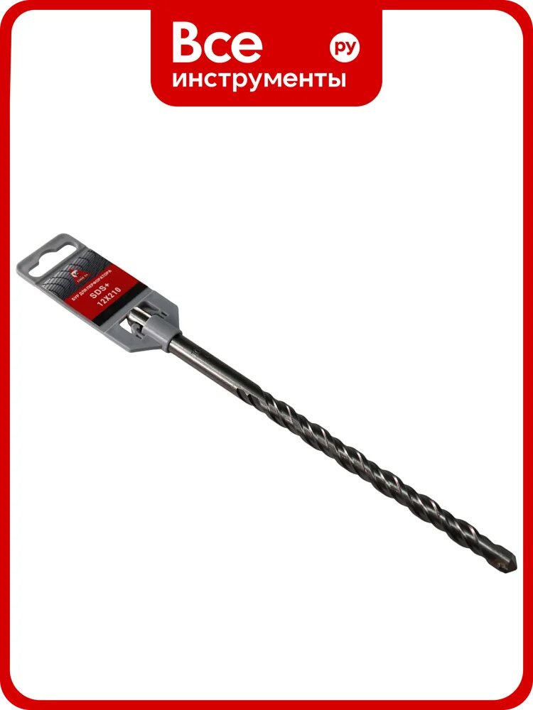 Бур TOOLAS SDS+ 00003015, для бетона, камня, кирпича, 12х210мм