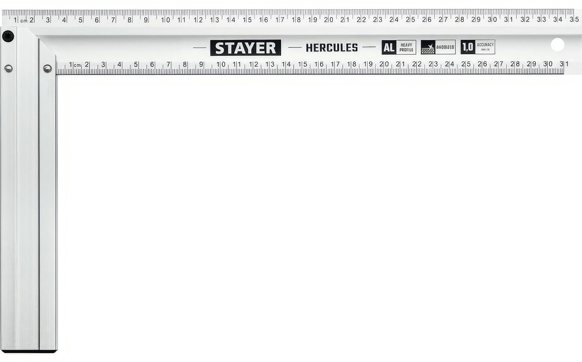 Жесткий столярный угольник STAYER Hercules 3432-35