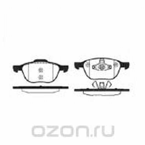 Колодки тормозные Hsb hp5143