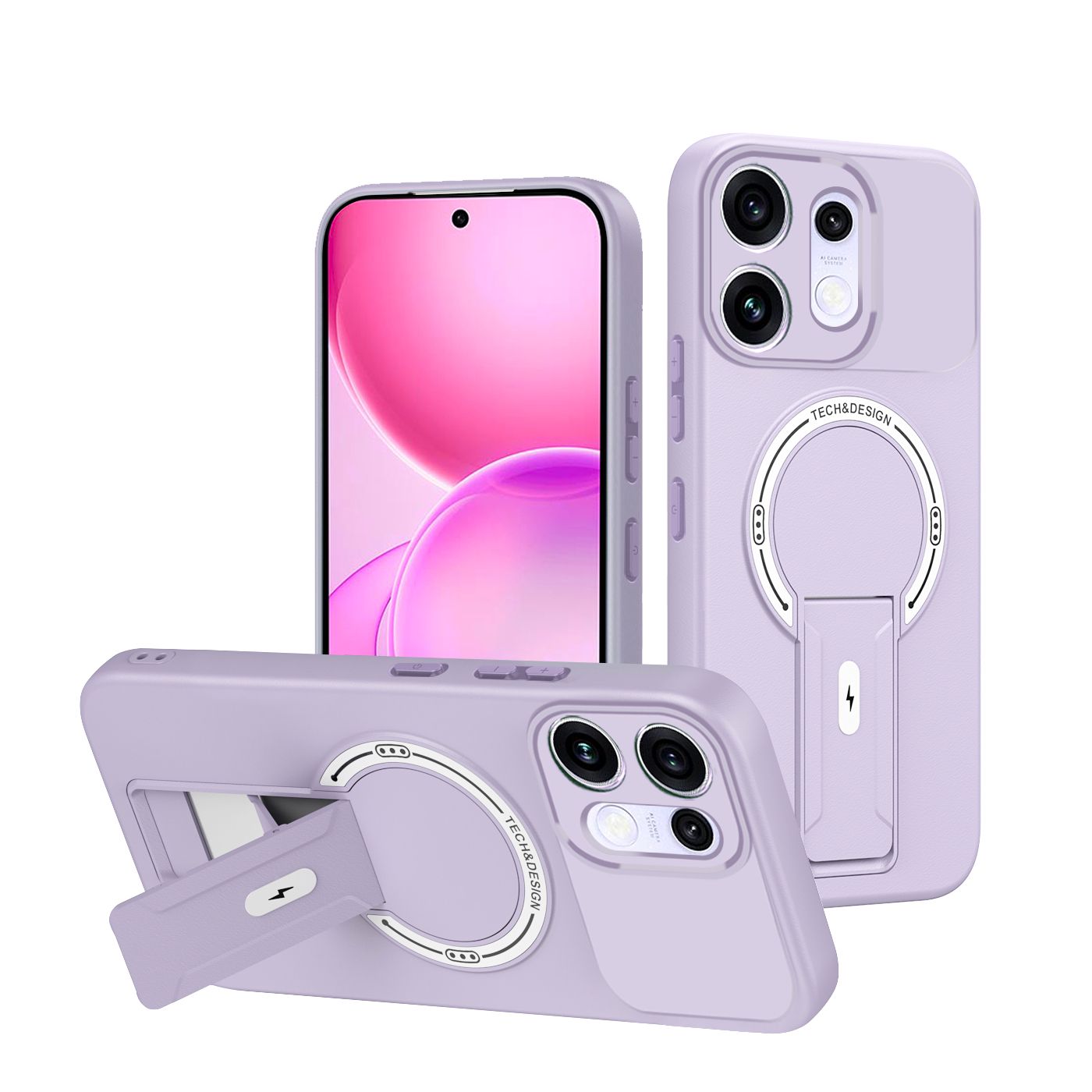 Чехол для телефона OPPO Reno16 / Reno 16 Pro 5G, приятный на ощупь, совместим с Magsafe
