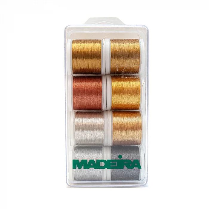 Набор ниток Madeira Metallic Heavymetal, 8 шт по 200 м