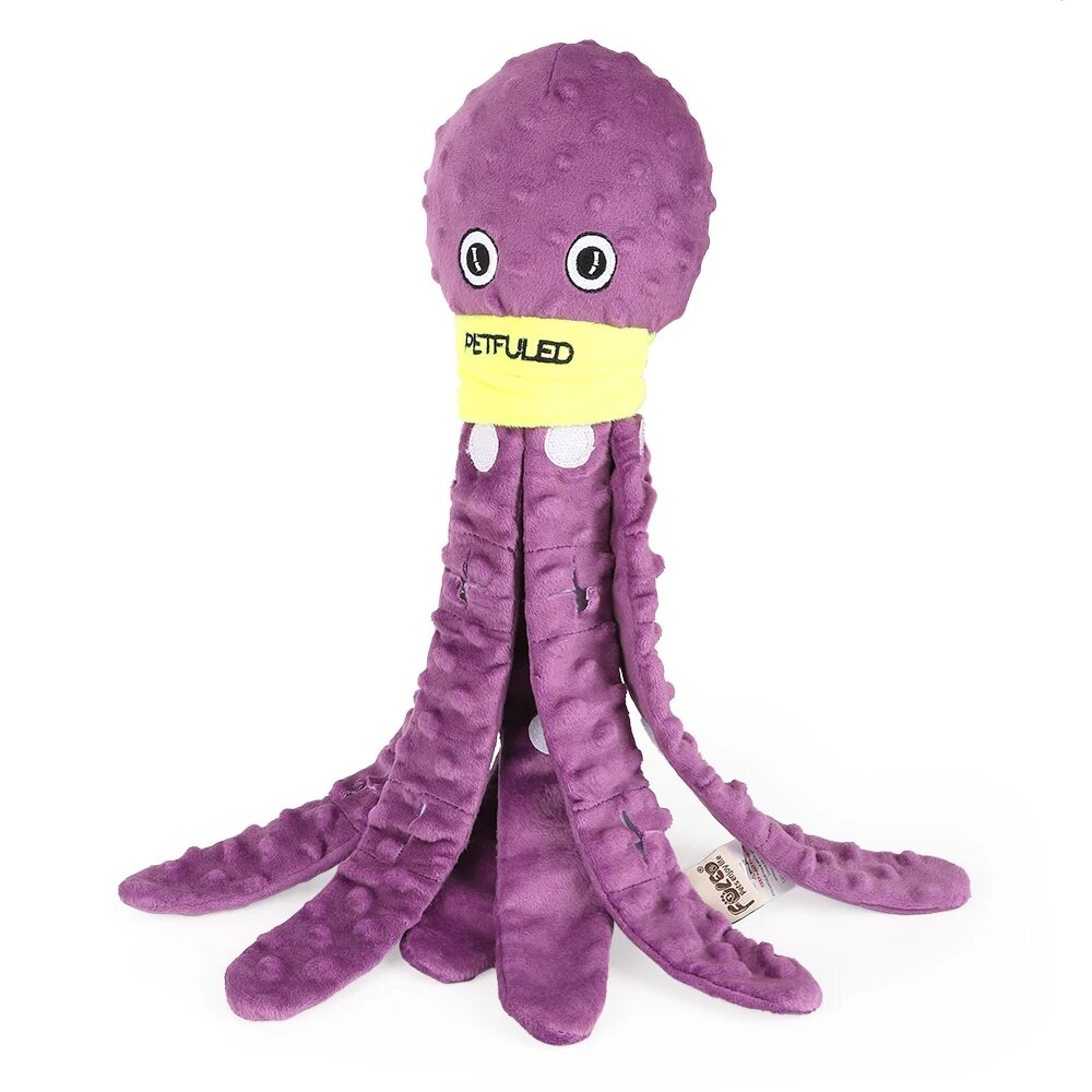 Плюшевый осьминог для собак octopuses
