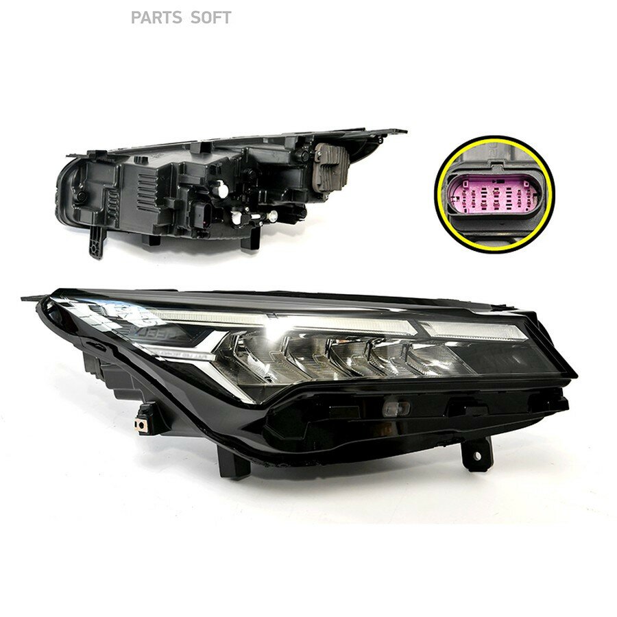Фара правая LED Geely Coolray (2024-н. в.) от официального дистрибьютора, SCHOFFER, артикул SHF12258