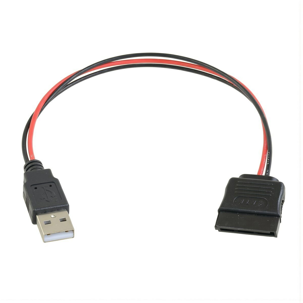 Кабель питания SATA USB 0.3 метра для дисков 2.5 дюймов специальный провод для подачи напряжения с минимальными потерями по всей длине шнура
