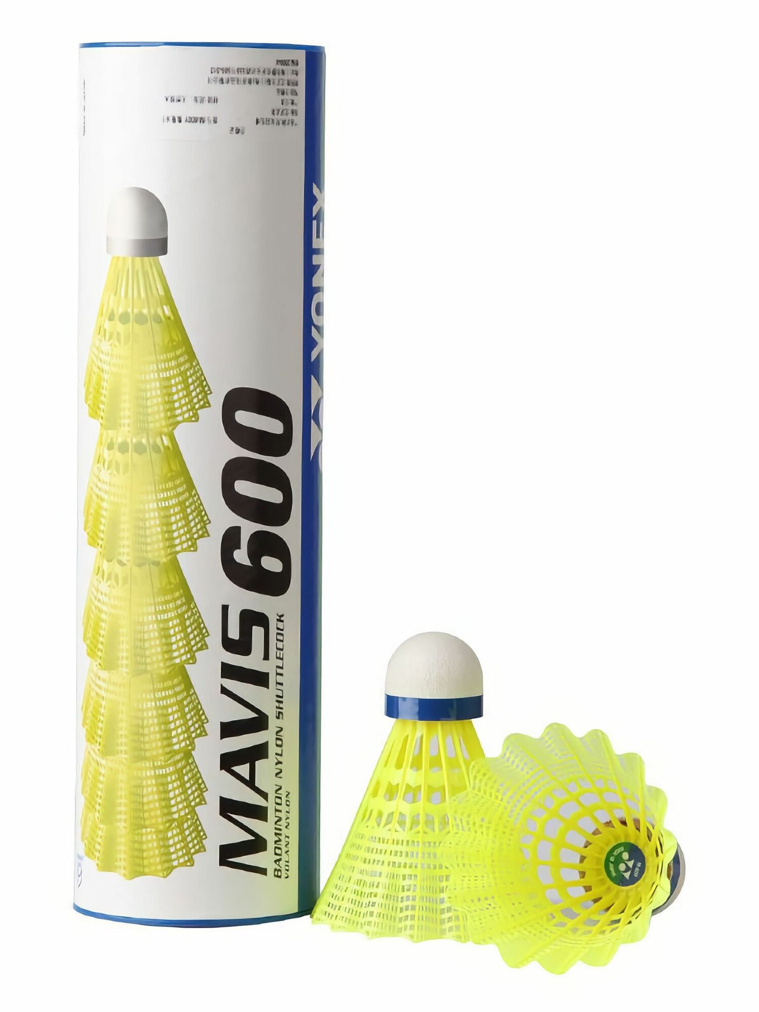 Воланы для бадминтона пластиковые Yonex Mavis 600 6 шт (Middle)