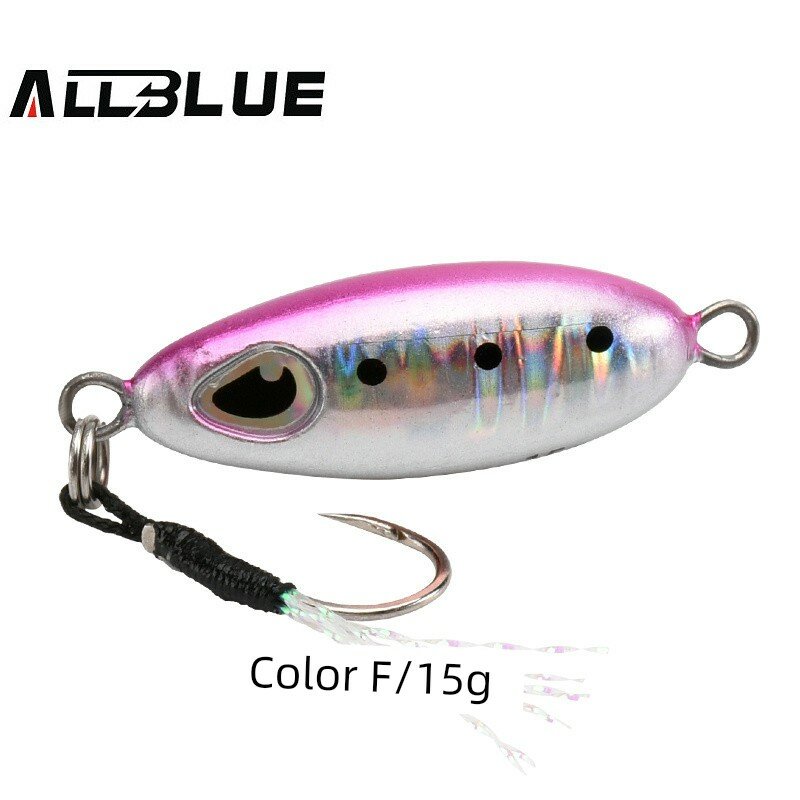 ALLBLUE Ночная светящаяся приманка для ловли щуки, леща и окуня - Цвет F, 15г