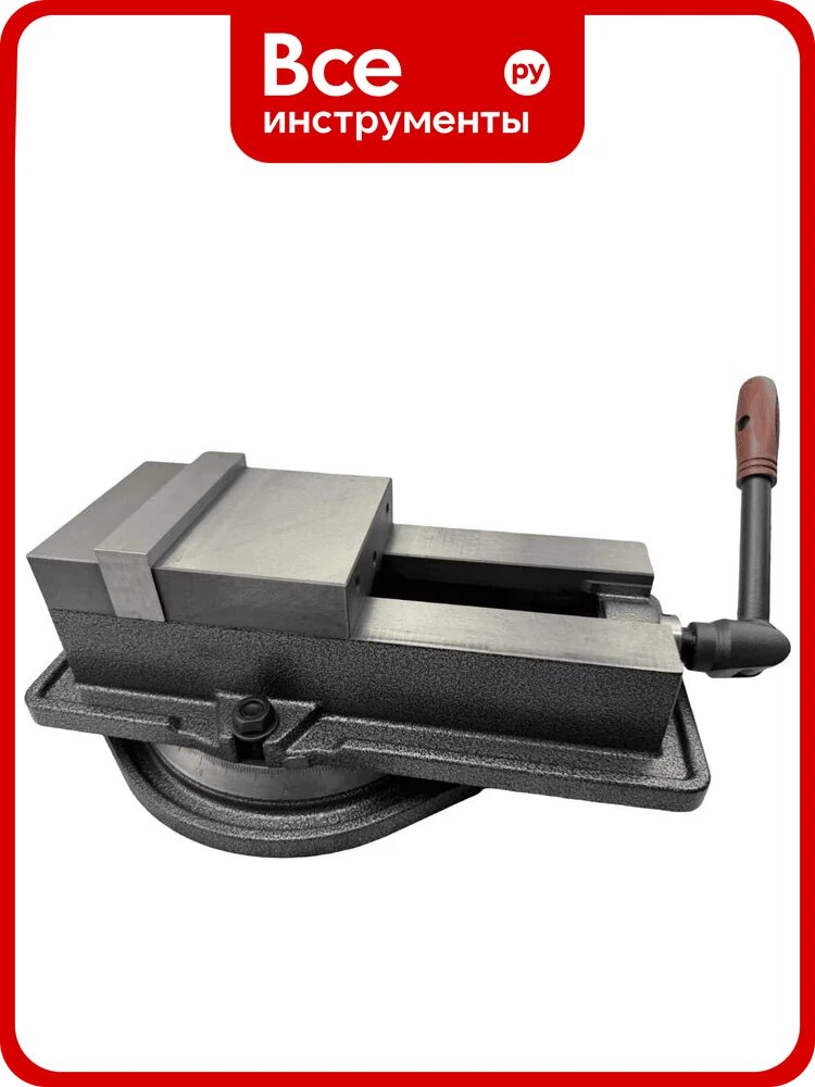 Станочные тиски TORNERI прецизионные поворотные L губок 125 мм, серия QM16125 Swivel 045758