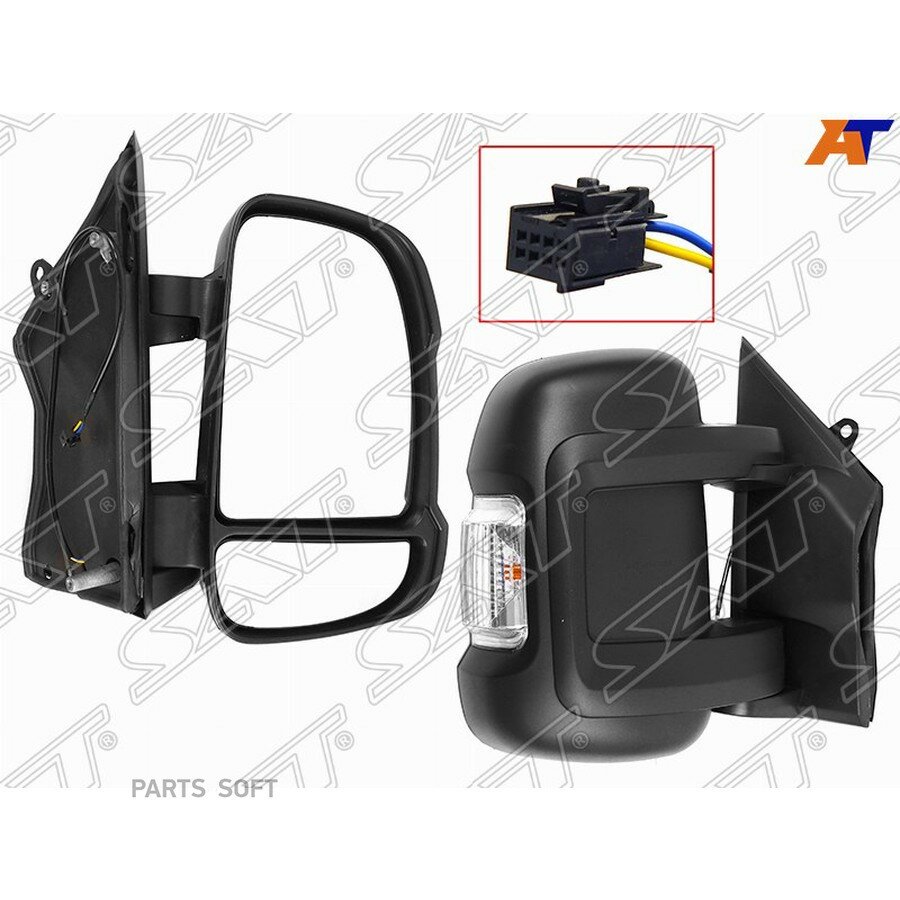 Зеркало FIAT DUCATOPEUGEOT BOXERCITROEN JUMPER 0 от официального дистрибьютора, SAT, артикул STFT769401