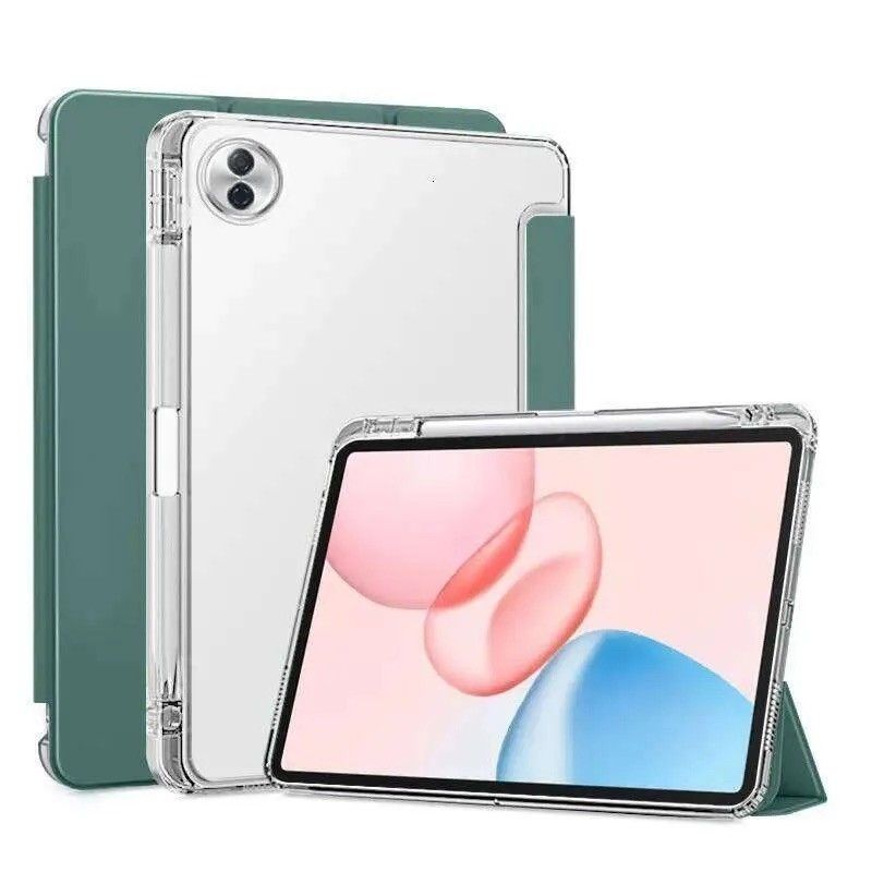 Чехол на Honor Pad 10 2025 / Honor Pad 20 2026 12.1" зелёный с местом для стилуса