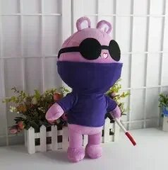 Аниме плюшевые куклы Happy Tree Friends Фиолетовый, The Mole 40cm