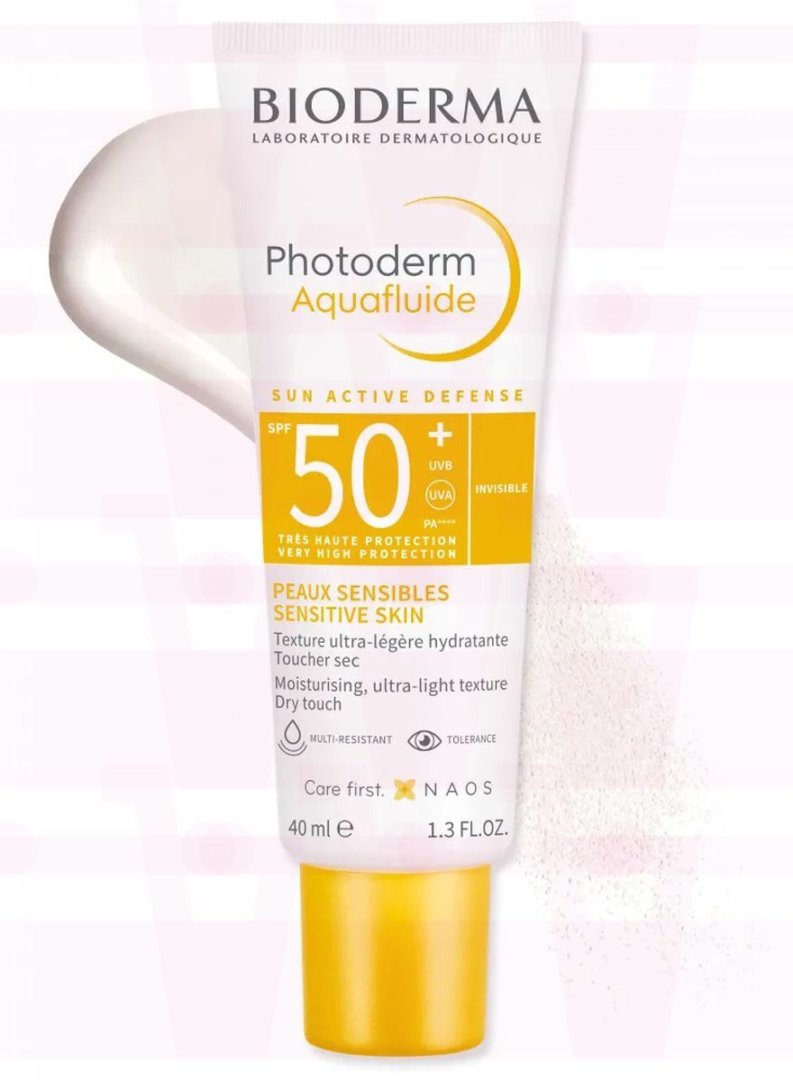 Биодерма Аквафлюид Солнцезащитный крем photoderm aquafluid spf50+, 40 мл