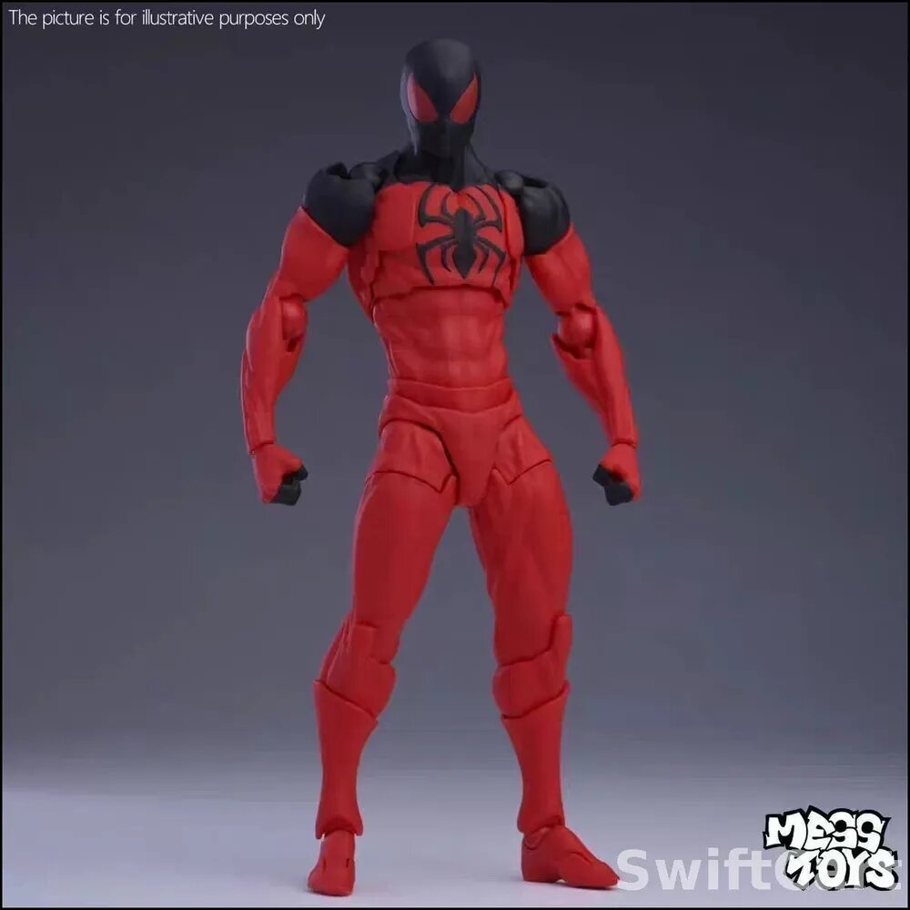 Эксклюзивная фигурка Scarlet SpiderMan от MESS TOYS, ABS пластик