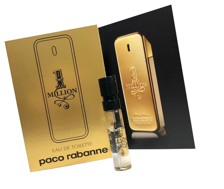 Яркий парфюм Paco Rabanne 1 Million сэмпл 1.5 / Туалетная вода Пако Рабан 1 Миллион пробник / Миниатюра аромата