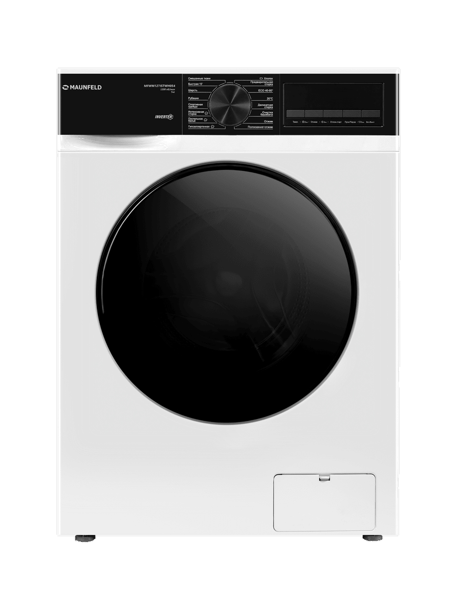 Стиральная машина Maunfeld MFWM127ISTWH054 кл: A+++ фронтальная, макс. загрузка:7кг белый