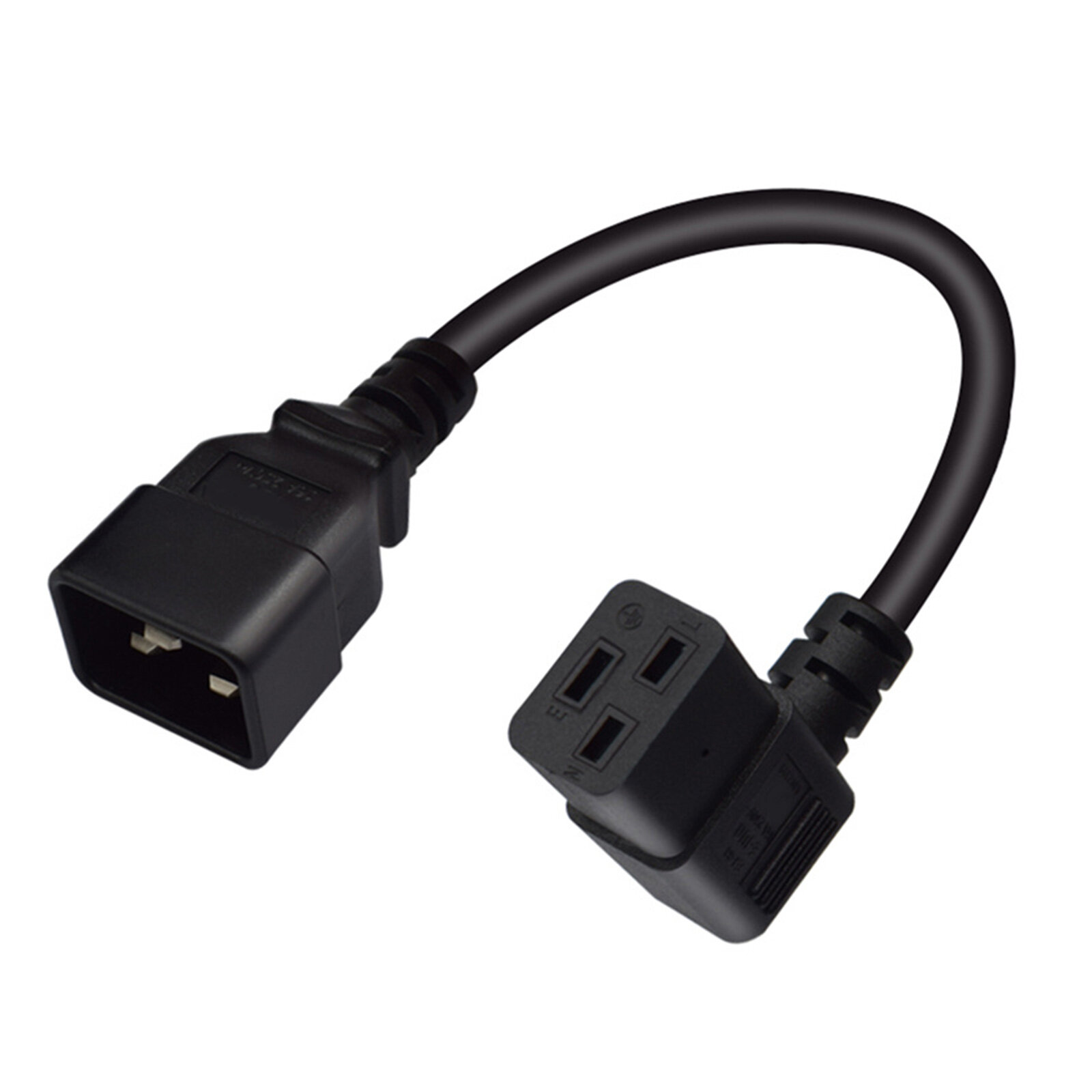 Угловой кабель питания PDU IEC320 C19-C20 16A 250V,
