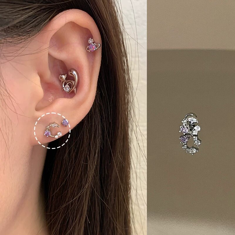 Серьги одиночные