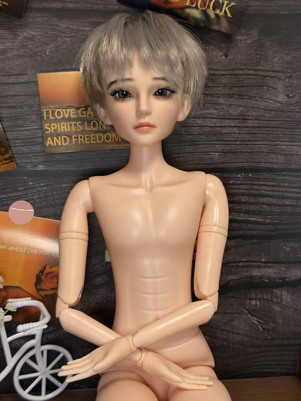 Мальчик 60 - сантиметровая кукла, 1 / 3 BJD кукла ручной макияж