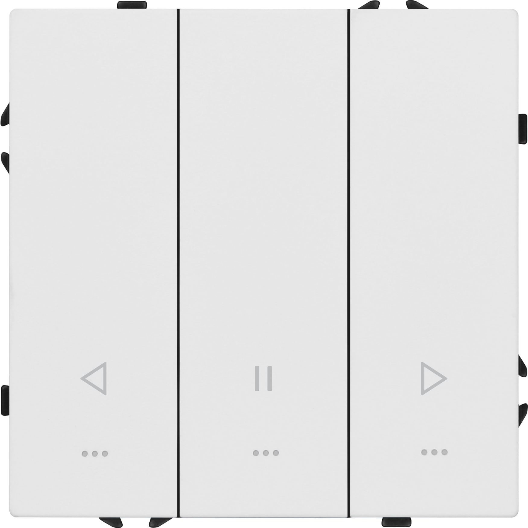 Выключатель ZigBee для штор и жалюзи Echo Smart, Алиса, нажимной, с нулем, без рамки, белый