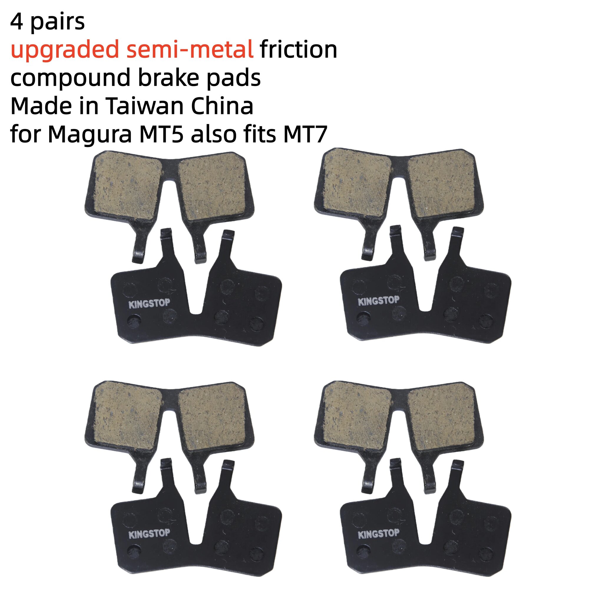 Тормозные колодки KINGSTOP для Magura MT5/MT7 option 2