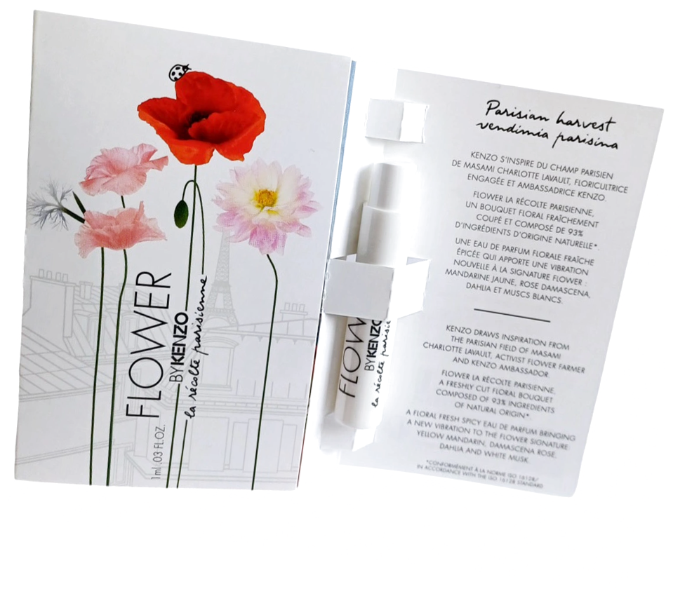 Парфюмерная вода Kenzo Flower La Recolte Parisienne мини-формат / Пробник аромата Кензо Флауэр Ла Реколте Паризьен 1