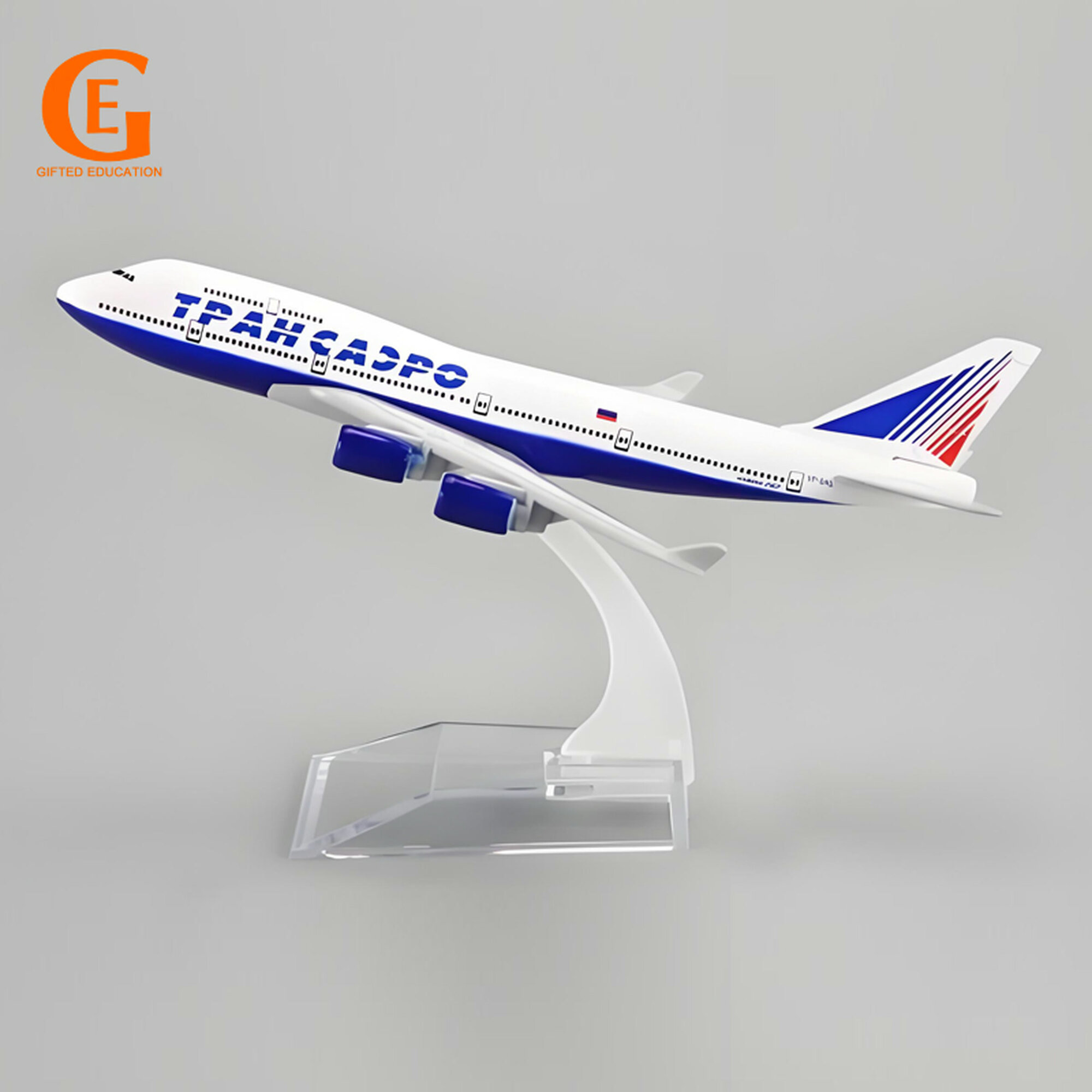 Металлическая Модель Самолета Боинг 747 Трансаэро Transaero — информация о товаре в карточке