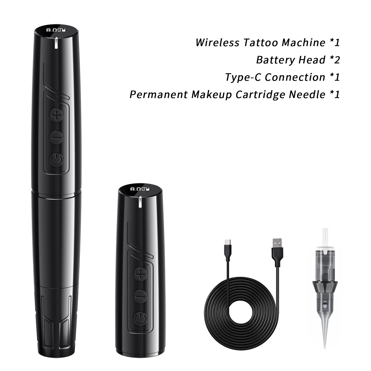 Беспроводная тату-машина Biomaser TP006 черный