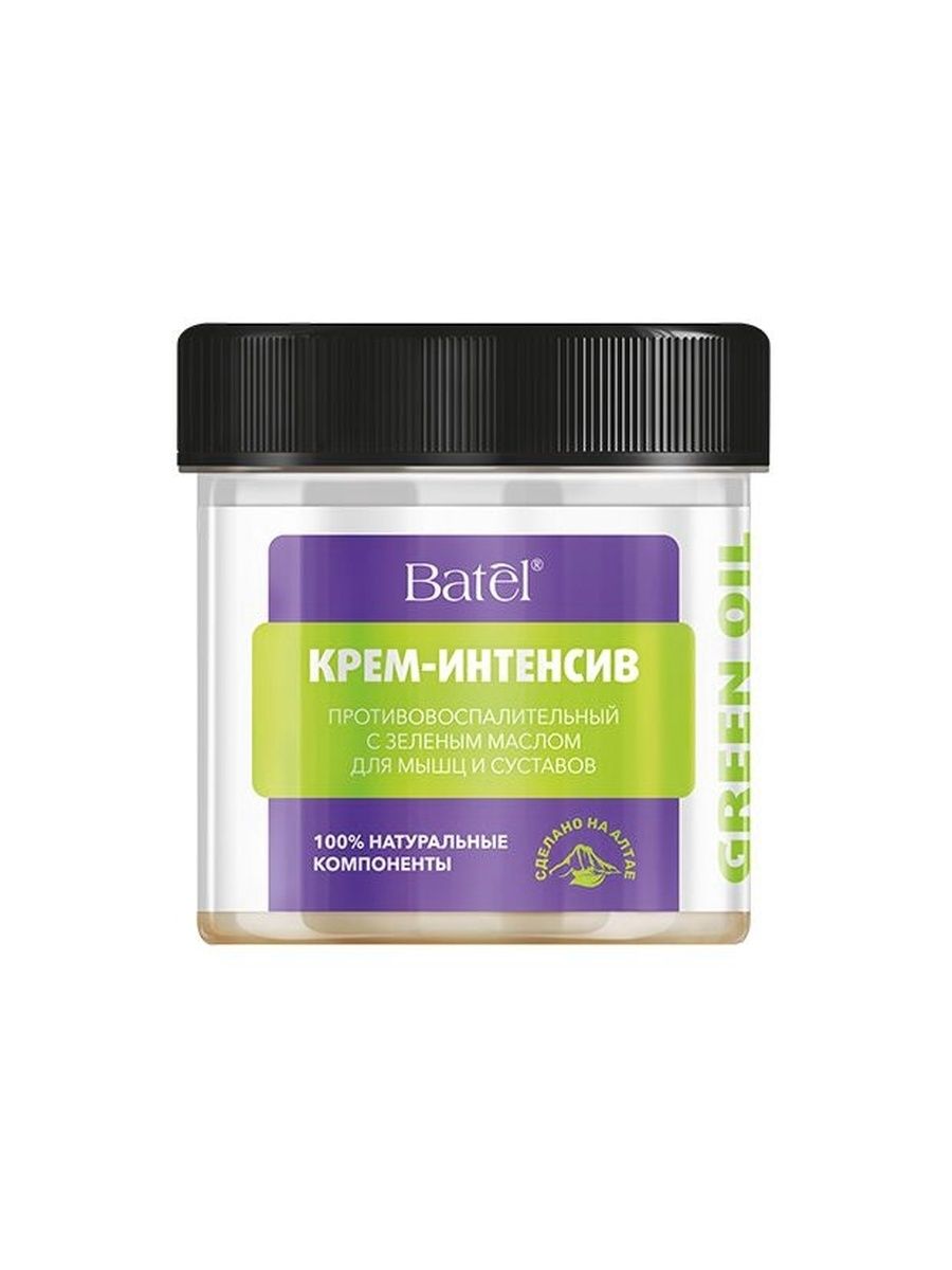Batel. Крем-интенсив противовоспалительный с зеленым маслом для мышц и суставов