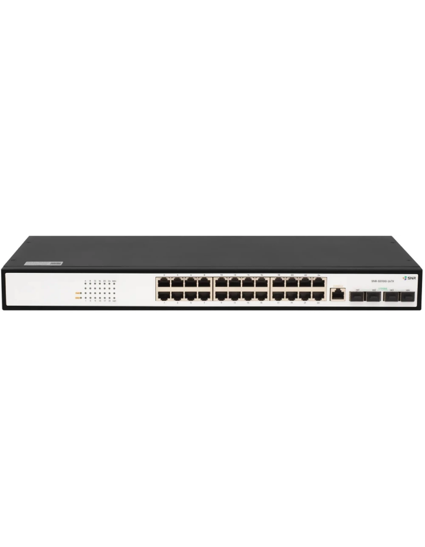 Управляемый коммутатор SNR-S5110G-24TX, уровень L2+, 24 порта 10/100/1000Base-T, 4 порта 1/10G SFP+
