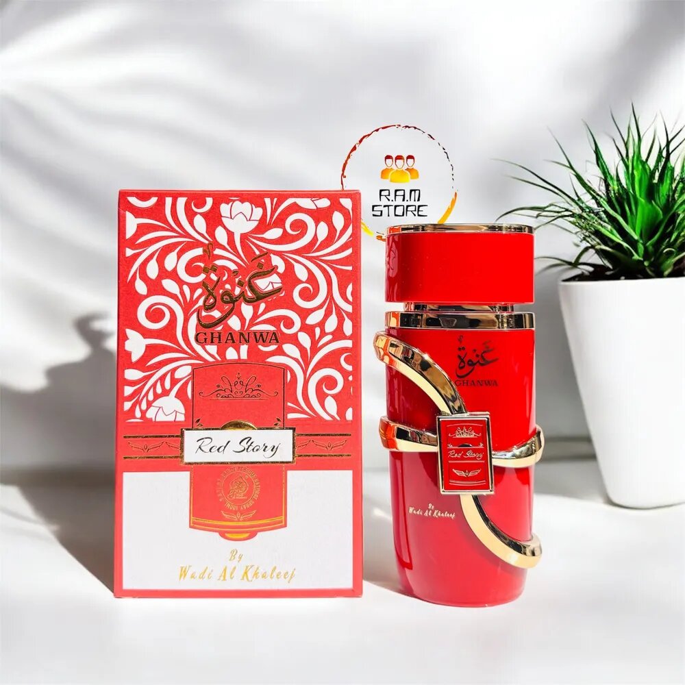 Lattafa Perfumes Духи Ghanwa Red Story By Wadi AL Khaleej, ганва Ред История, yara lattafa 101 мл