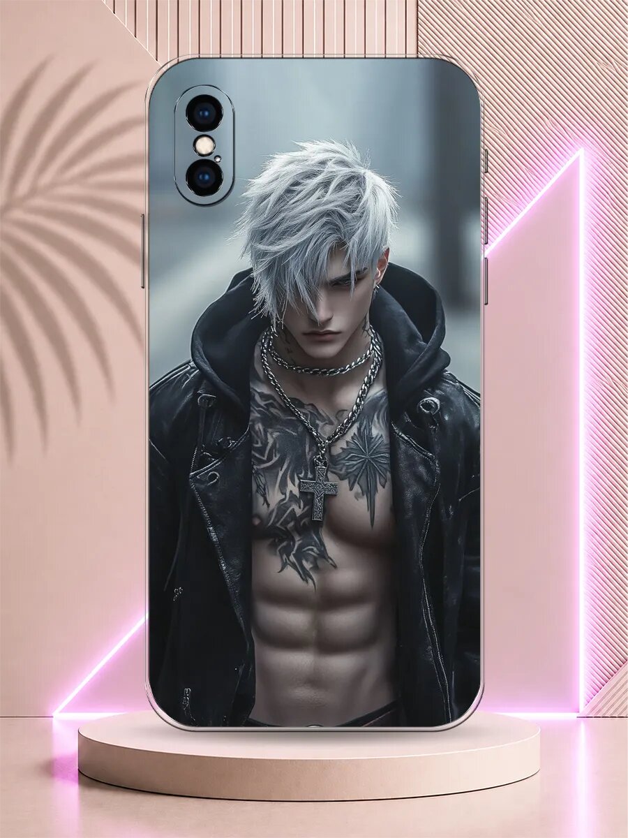 Чехол на iPhone X Anime