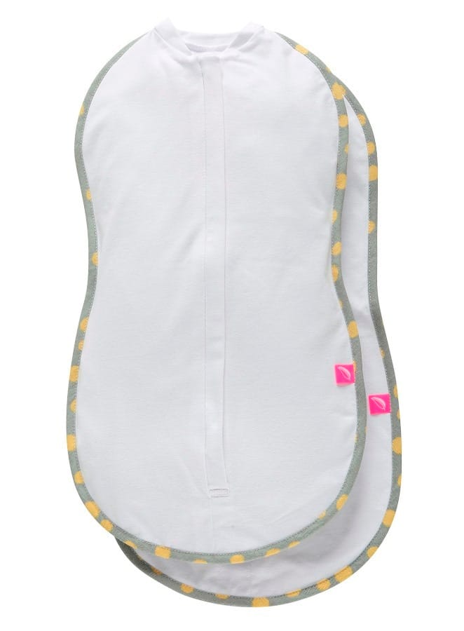 Плед Motherhood Kropy Musztardowe Zip&Swaddle, свивальник, размер 1, 2,5-5 кг