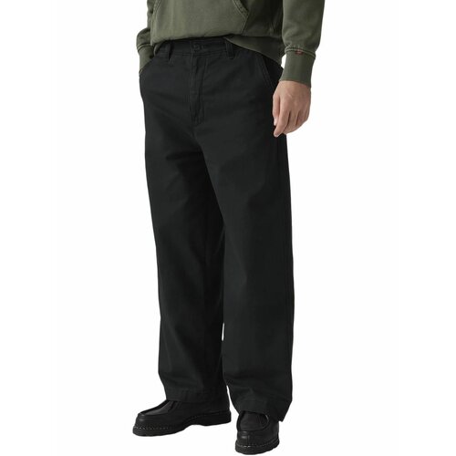 фото Брюки чинос levi's men xx chino baggy pants, размер 28/32, черный