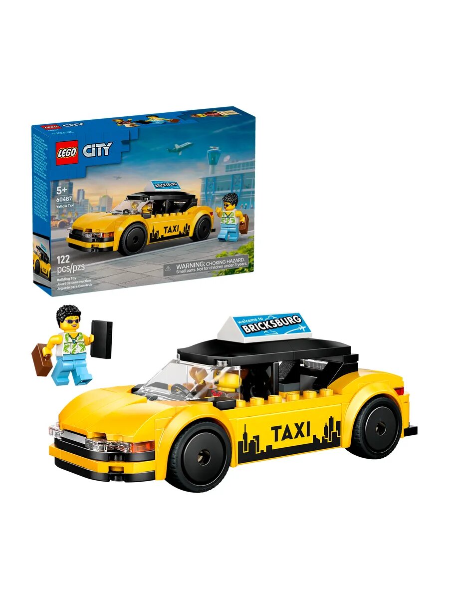 Конструктор LEGO City 60487 Желтое Такси