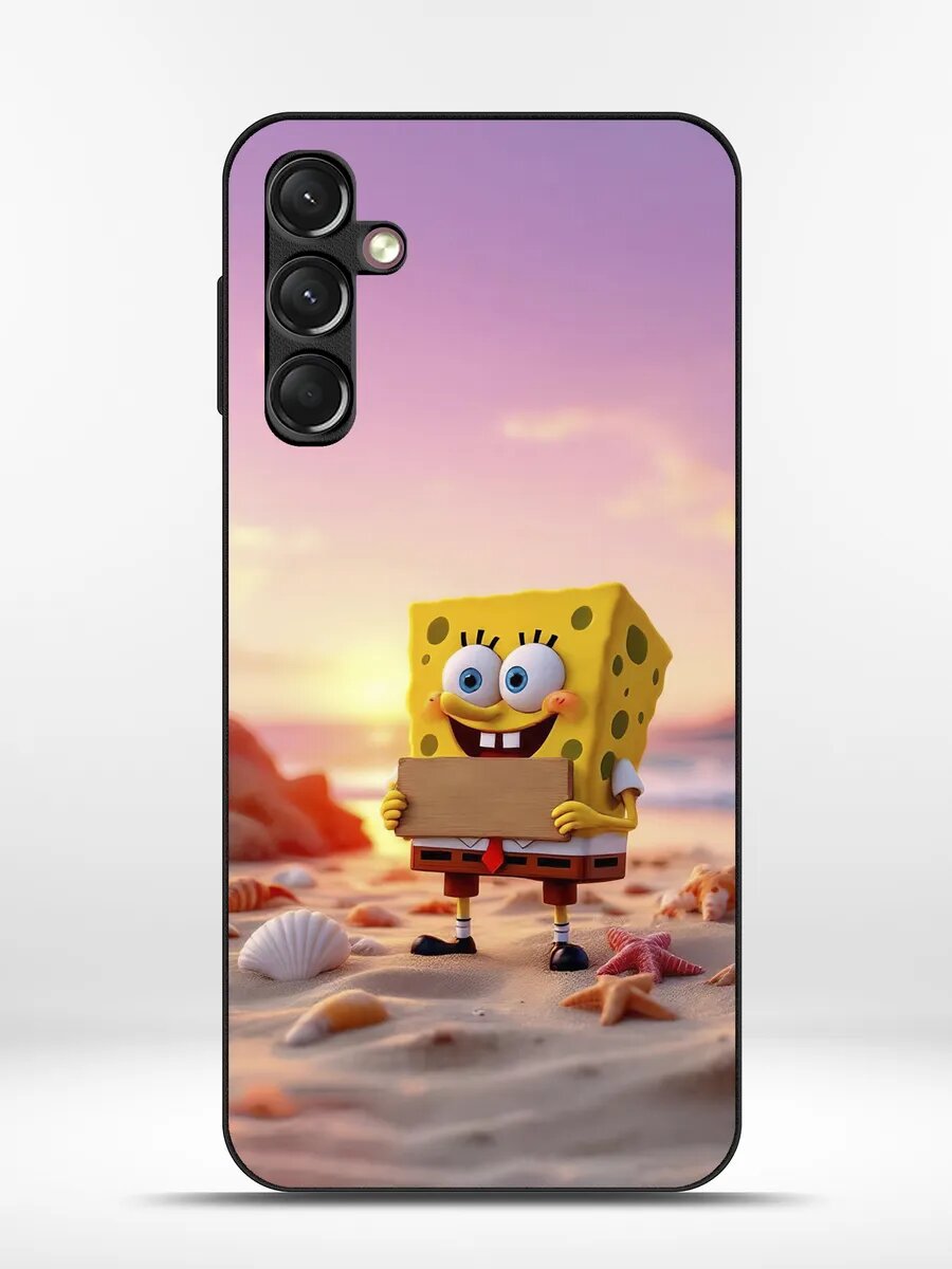 Чехол на Samsung A24 губка боб