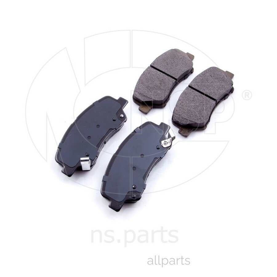 NSP NSP02581014LA00 Колодки тормозные передние HYUNDAI SOLARIS
