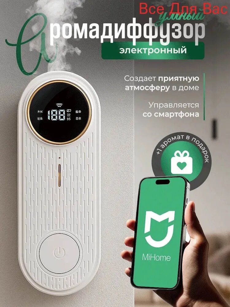 Умный аромадиффузор электронный для дома Mijia