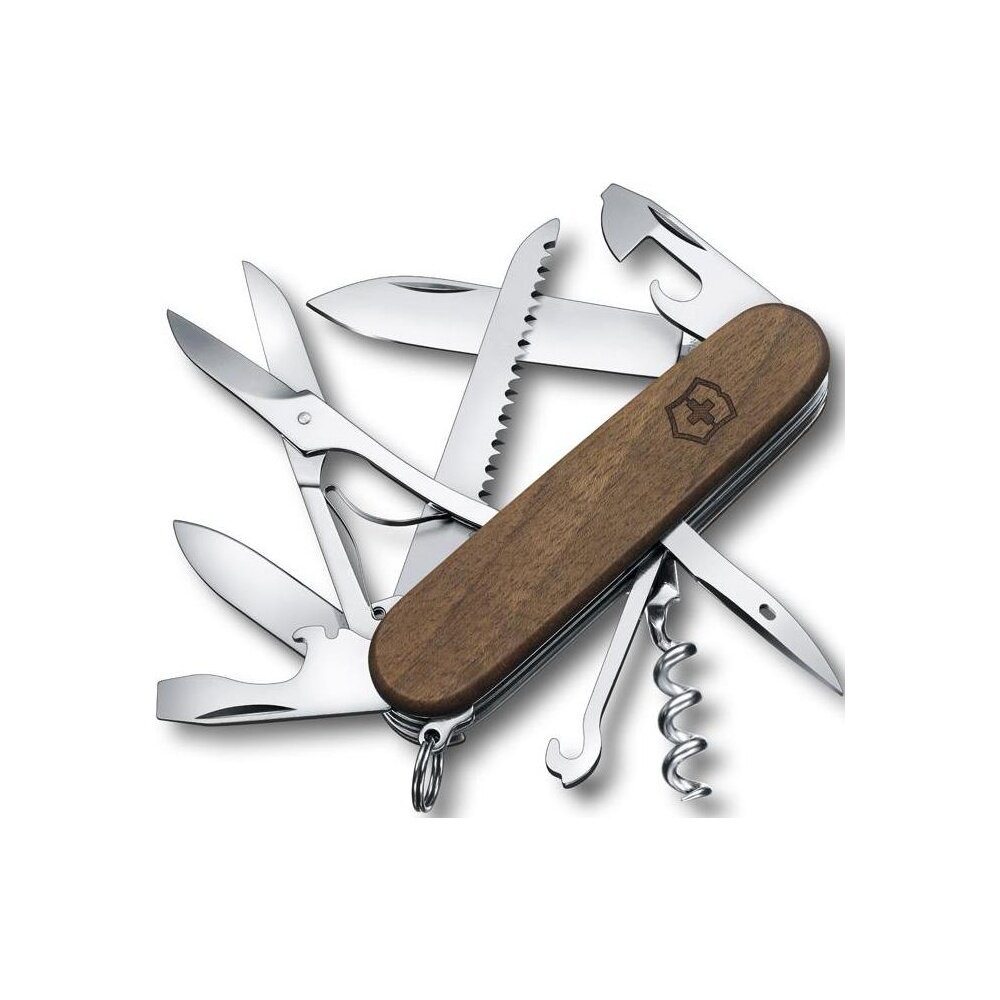 Victorinox 1.3711.63 Нож перочинный victorinox huntsman, 91 мм, 13 функций, рукоять из орехового дерева