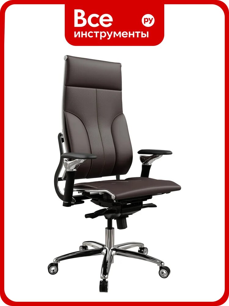 Кресло руководителя метта Move L1-10D - Infinity /Kc06/Nc06/D06P(M06. B34. G04. W04) (Темно-коричневый) z509663922