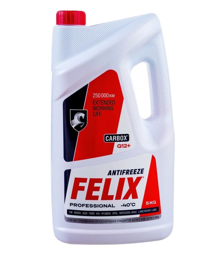 Антифриз Felix - 40 град (красный) Carbox 5 кг