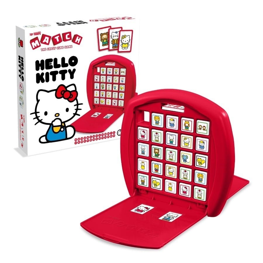 Настольная игра Top Trumps Match Hello Kitty, логическая игра для детей, разноцветный