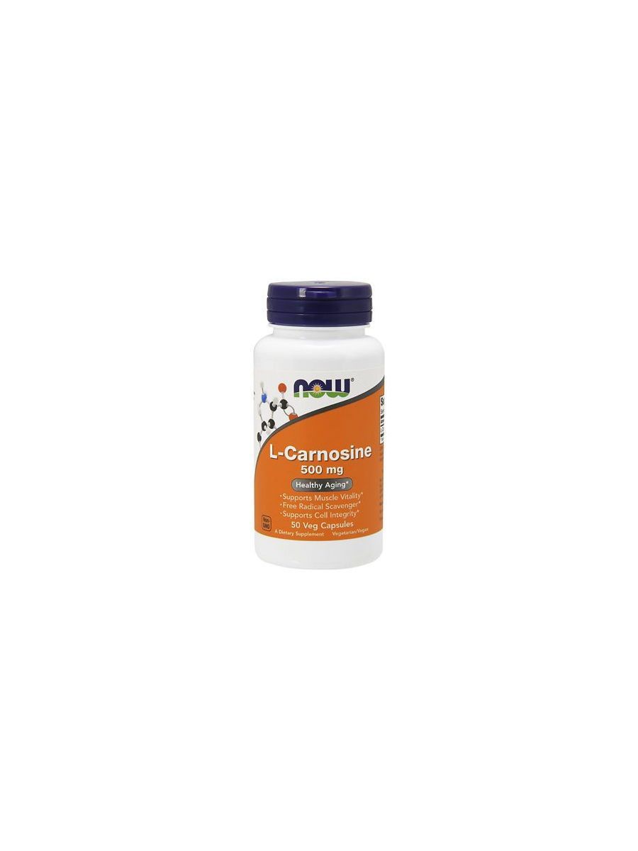 NOW L-Carnosine 500 мг, 50 капсул