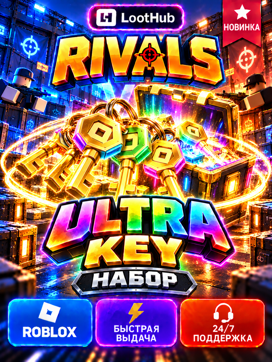 Roblox RIVALS Ривалс Райвалс набор Ultra Key Bundle навсегда код активации Роблокс
