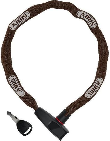 Замок велосипедный ABUS ABUS Catena 6806K/85 коричневы цепь с ключем