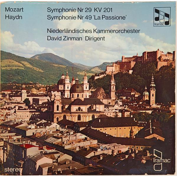 Винтажная виниловая пластинка MOZART - SYMPHONY NR 29 KV 201; HAYDN - SYMPHONY NR 49 "LA PASSIONE"